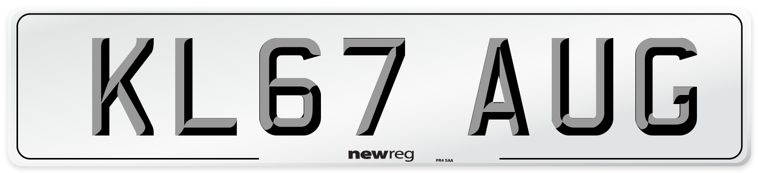 KL67 AUG Number Plate from New Reg